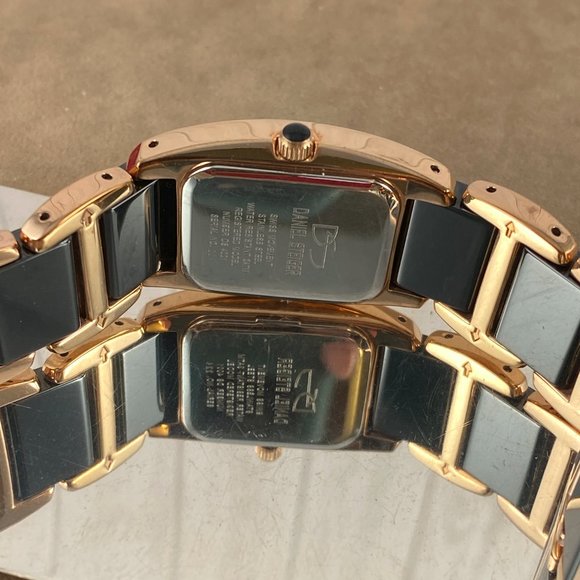 Stunning Daniel Steiger "Eden" Watch 18 Karat Rose Gold Plated, Diamond Accents - Picture 8 of 8